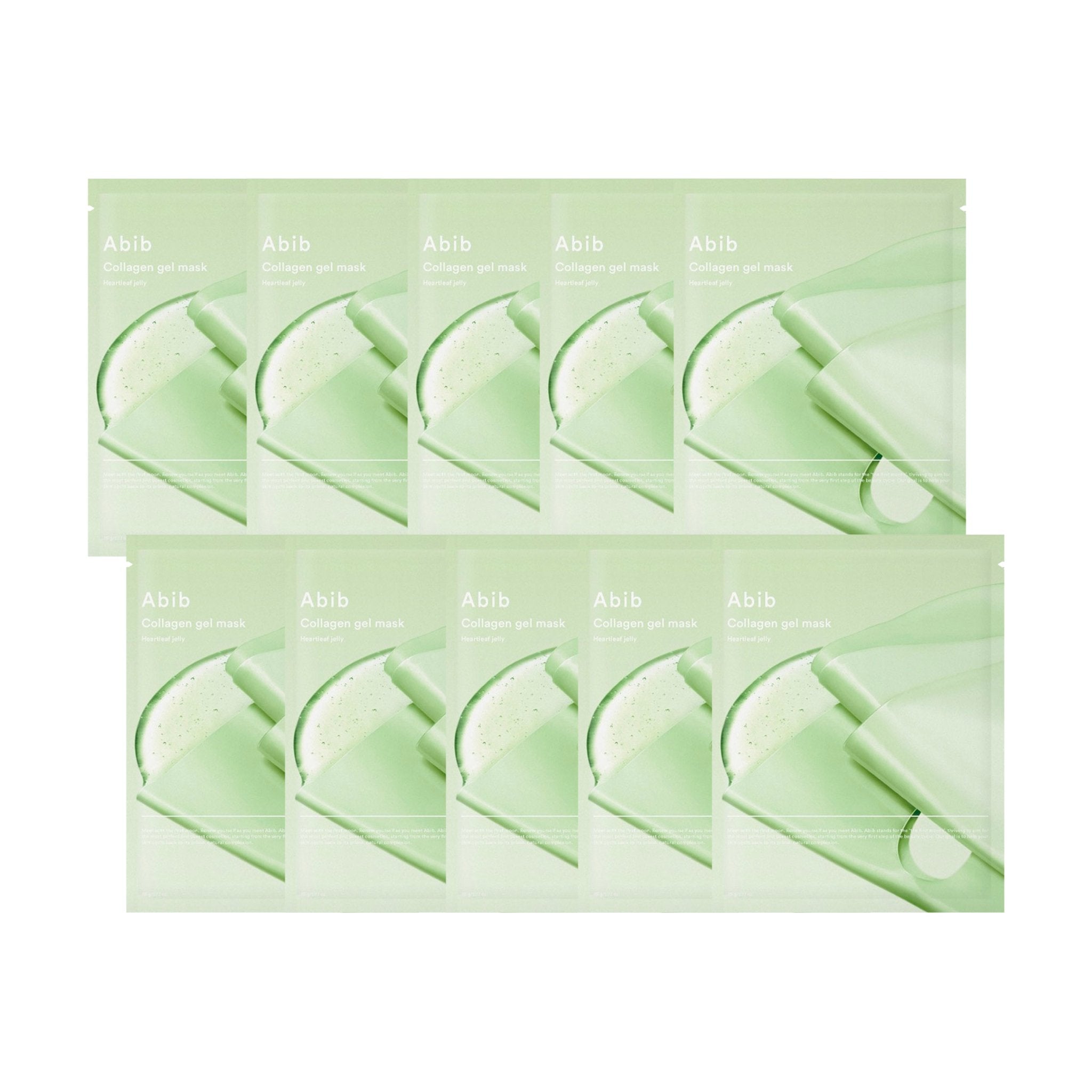 ABIB Collagen gel mask Heartleaf jelly(10 sheets) - K-Beauty In House