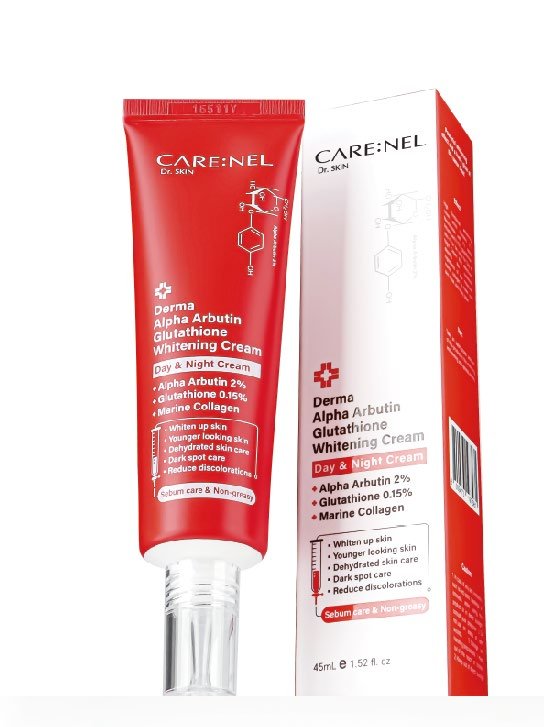 CARENEL Derma Alpha Arbutine Glutathione Whitening Cream 45ml - K-Beauty In House