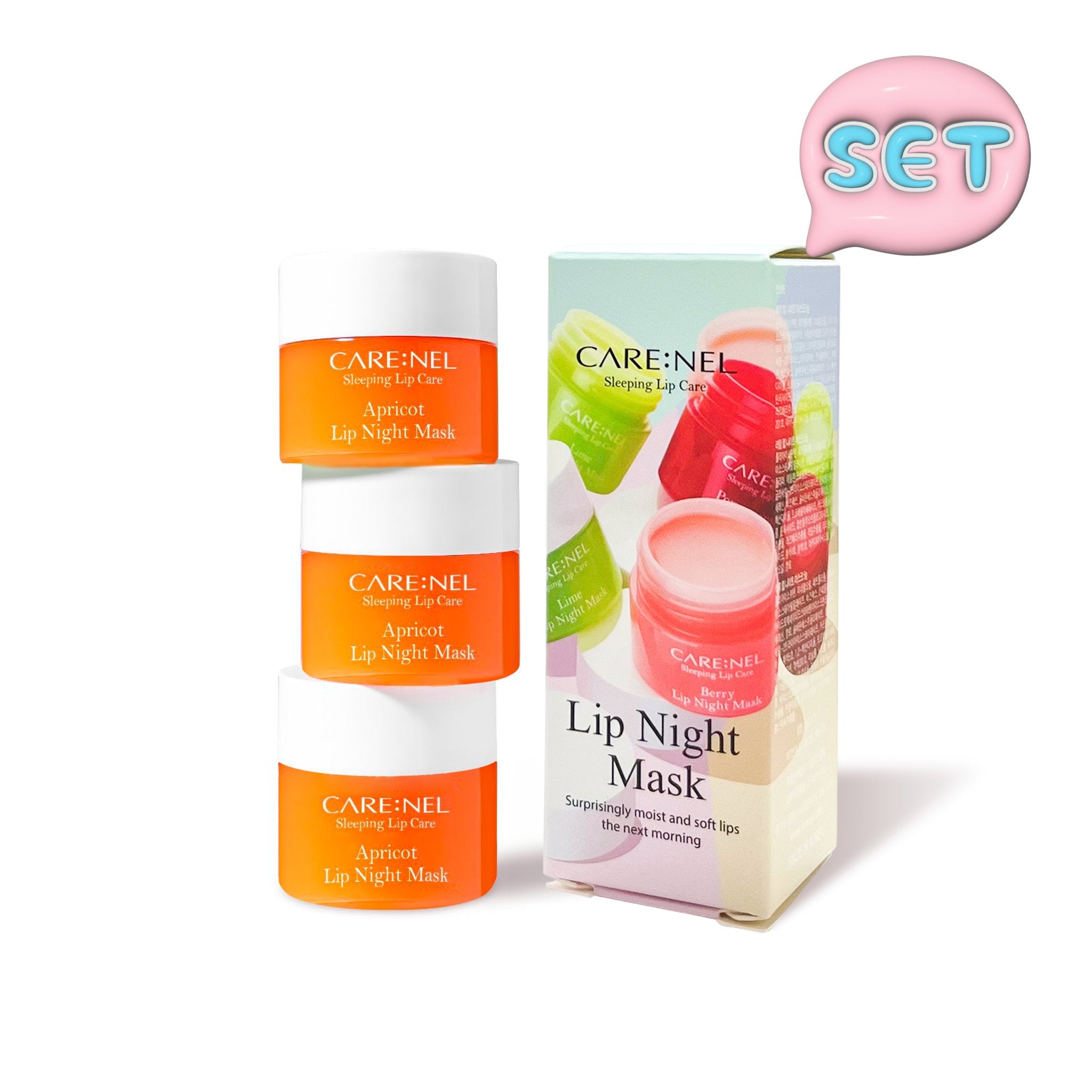 CARENEL lip night mask 5g 3set - K-Beauty In House