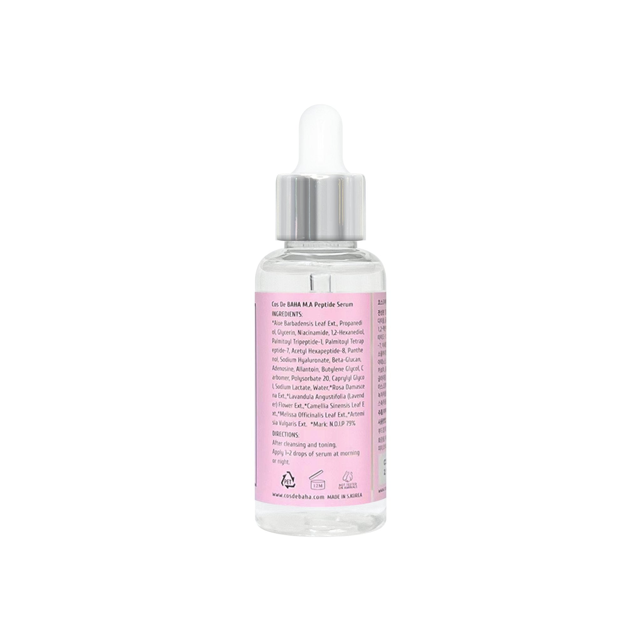 CosDeBAHA M.A Peptide Serum 60ml - K-Beauty In House