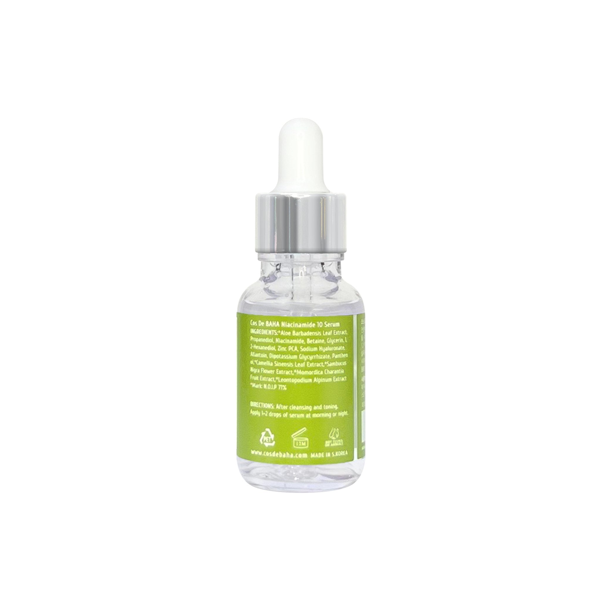 CosDeBAHA Niacinamide 10 Serum 30ml - K-Beauty In House