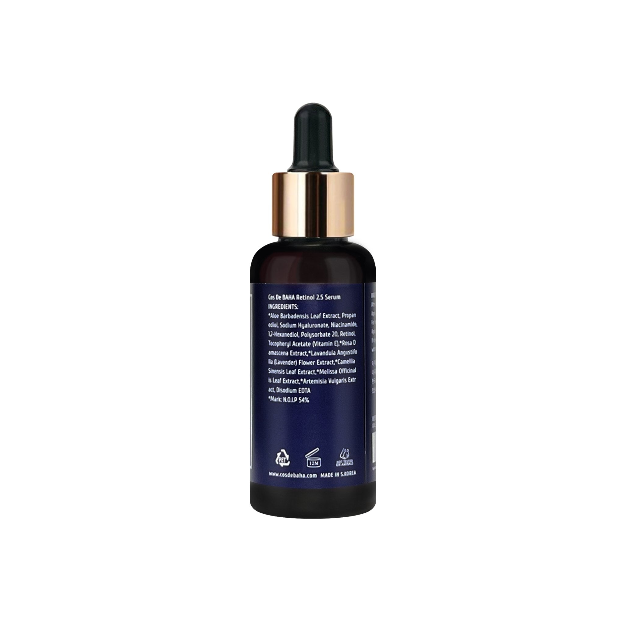 CosDeBAHA Retinol 2.5 Serum 60ml - K-Beauty In House