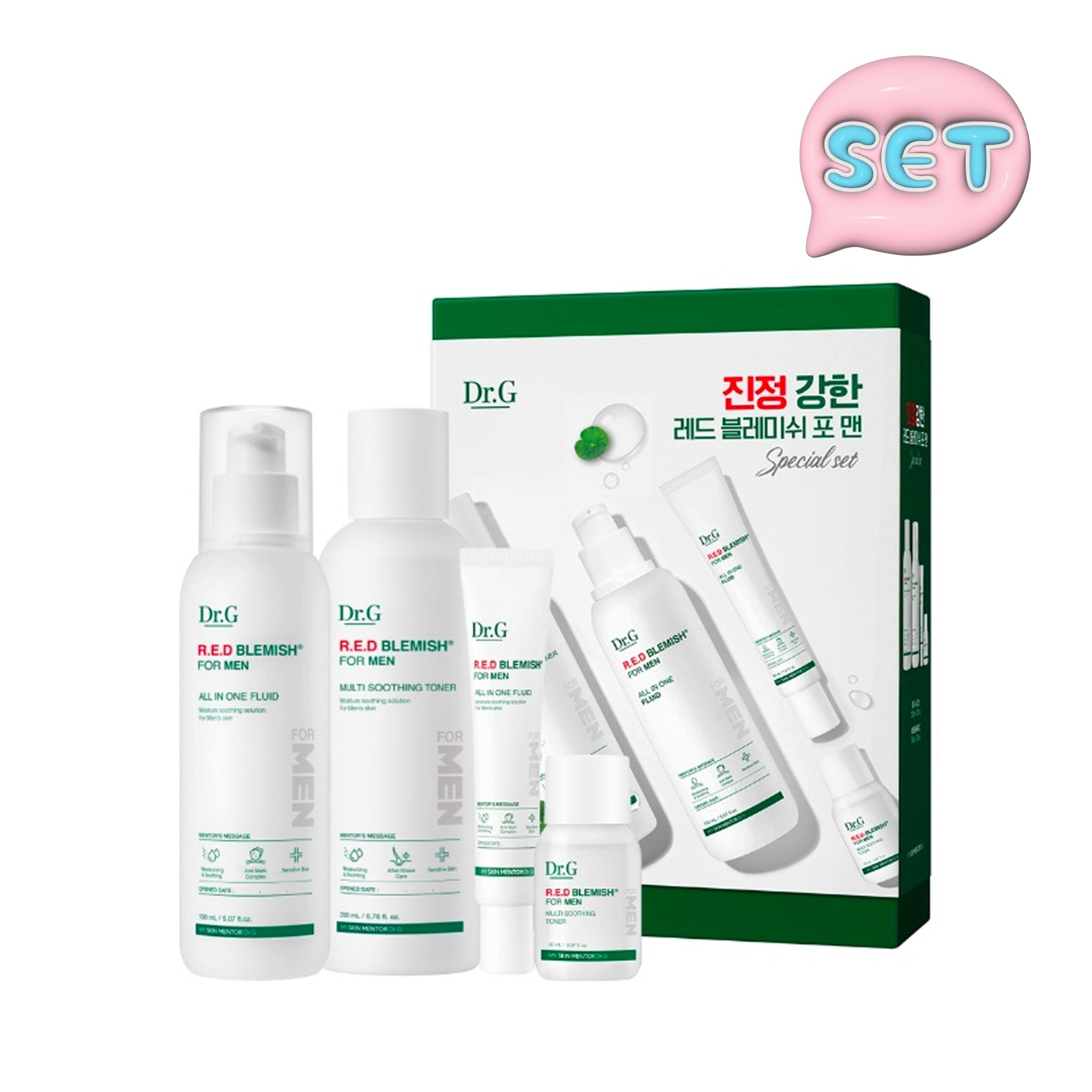 Dr.G RED Blemish For Man Special Set - K-Beauty In House