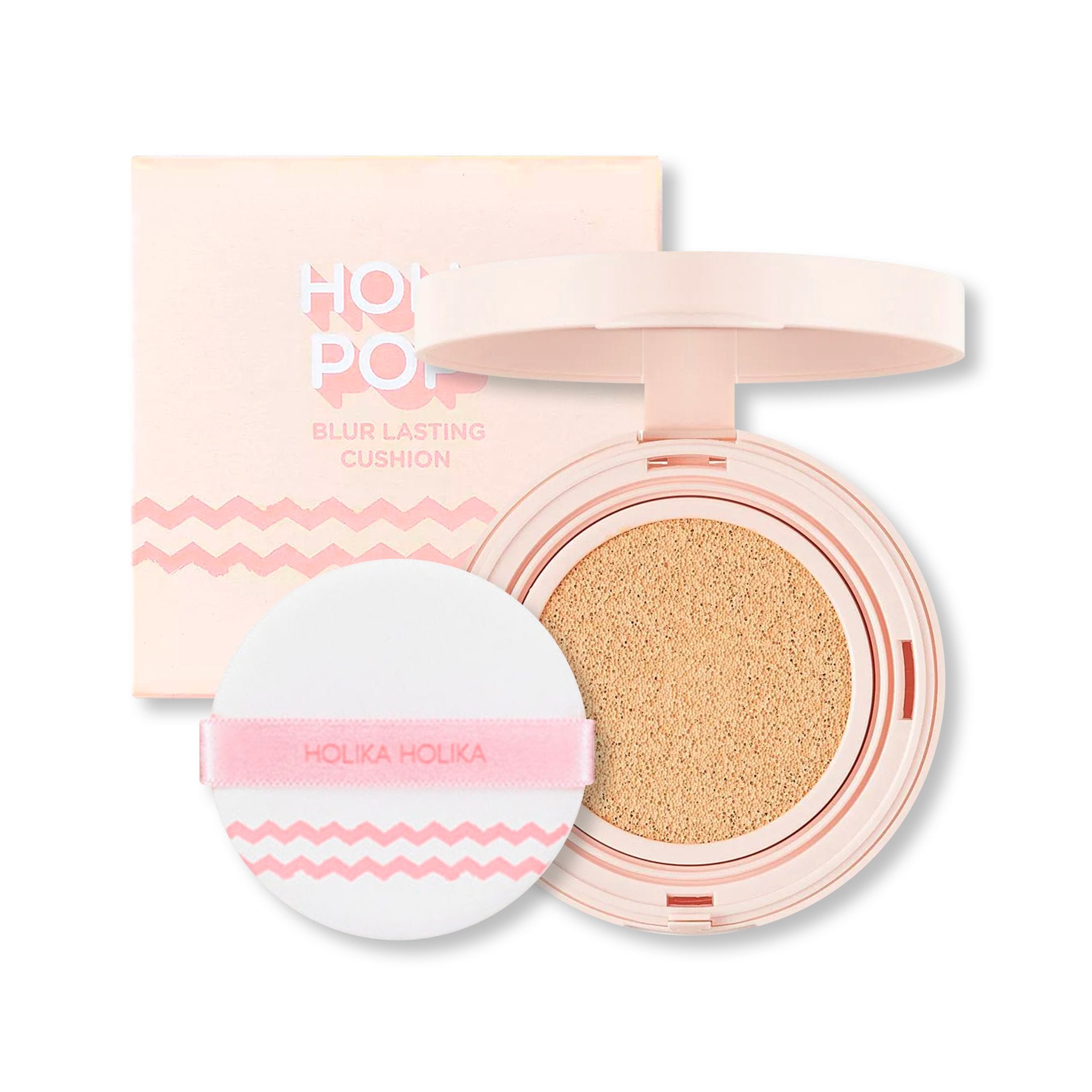 HOLIKA HOLIKA Holi Pop Blur Lasting Cushion SPF50+ PA+++ 3Colors - K - Beauty In House