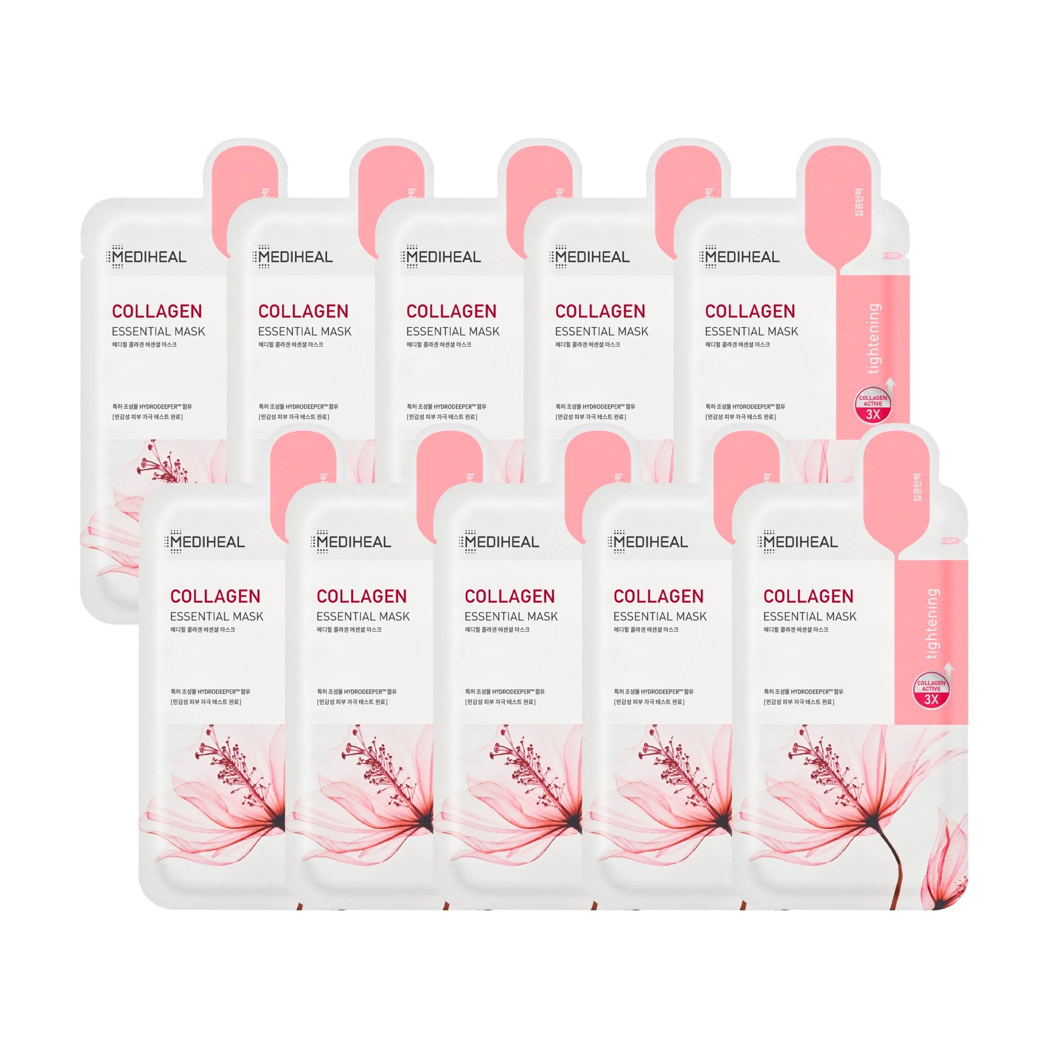 MEDIHEAL Collagen Essential Mask (10pcs) - K - Beauty In House