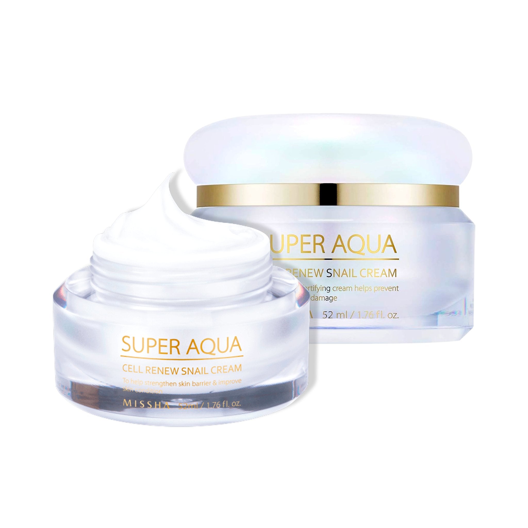 MISSHA Super Aqua Cell Renew Snail Cream 52ml - K - Beauty In House