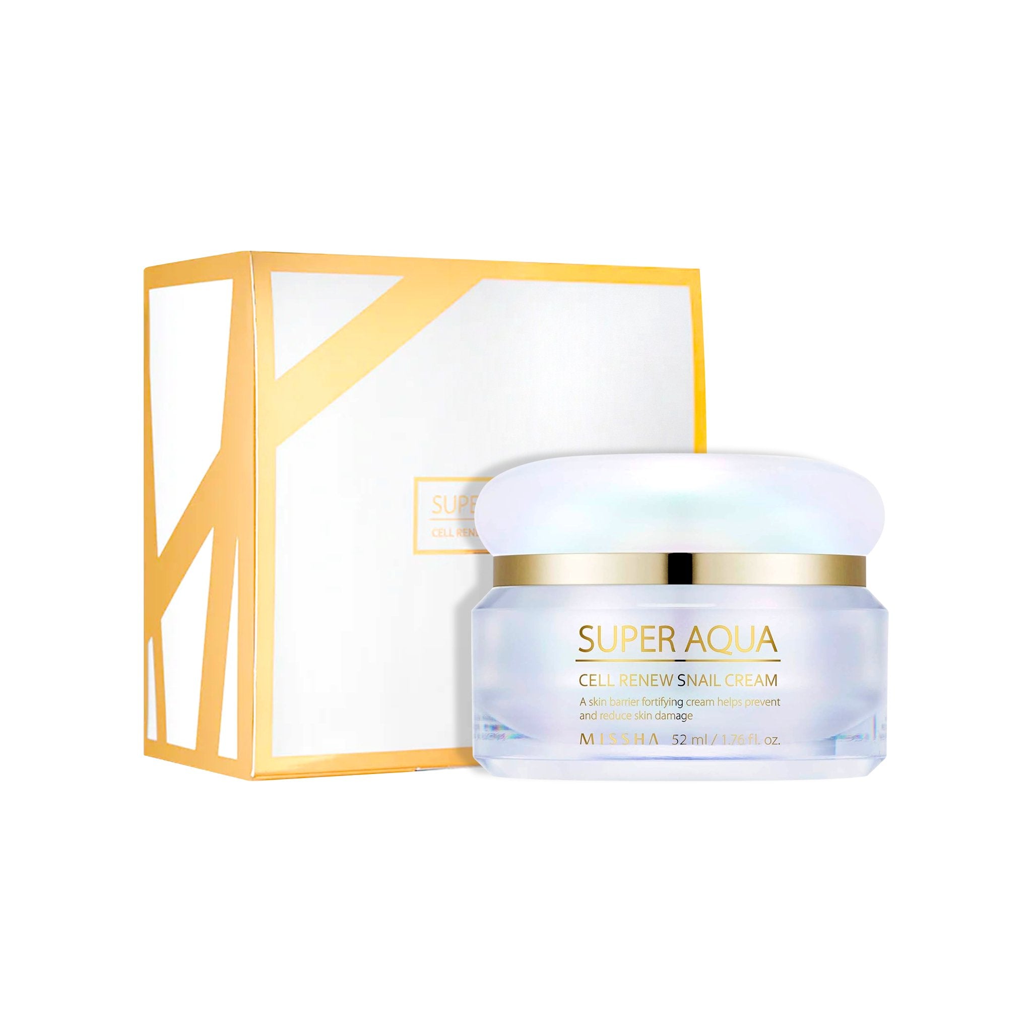 MISSHA Super Aqua Cell Renew Snail Cream 52ml - K - Beauty In House