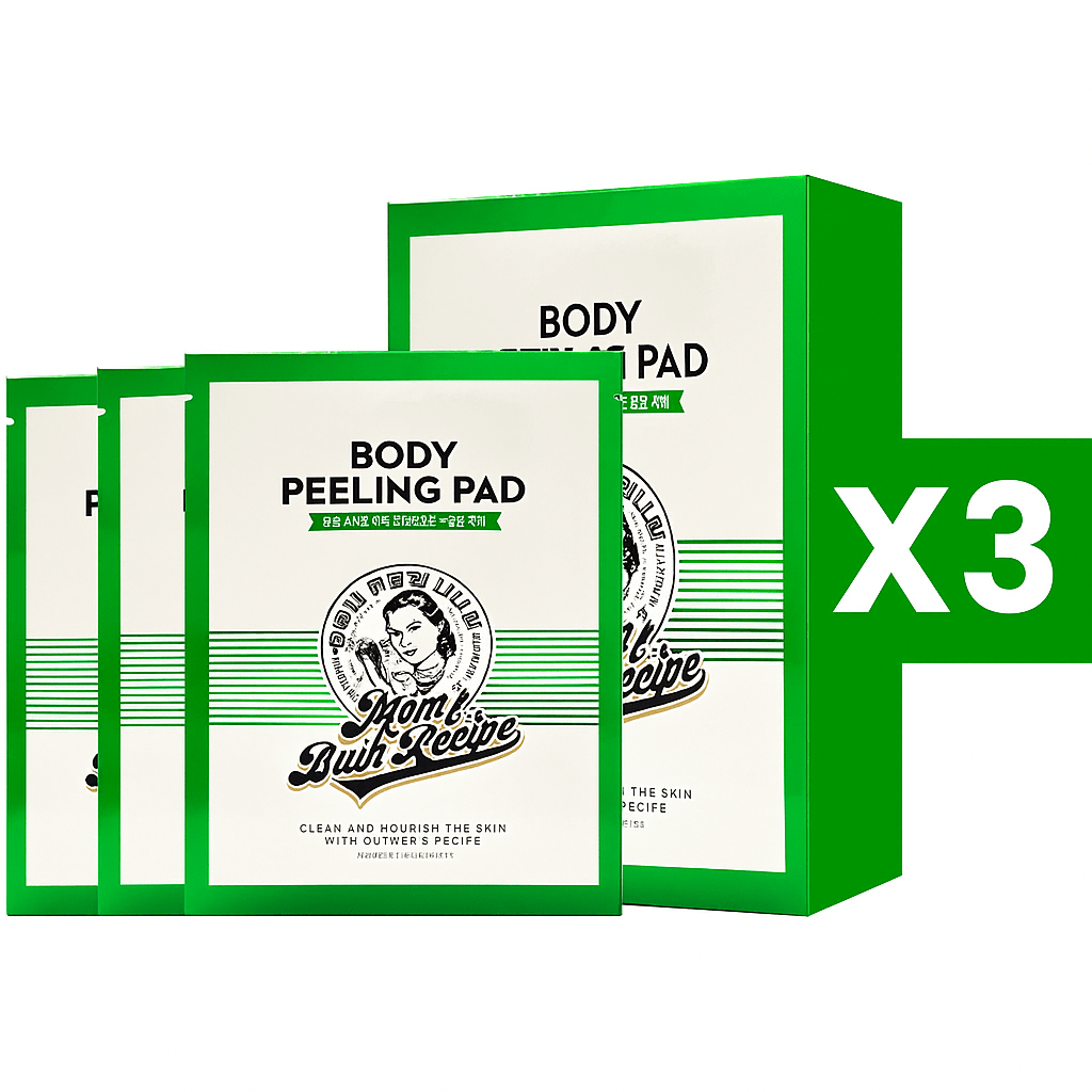 Mom's Bath Recipe Body peeling pad 8ea x 3EA (24EA) - K - Beauty In House