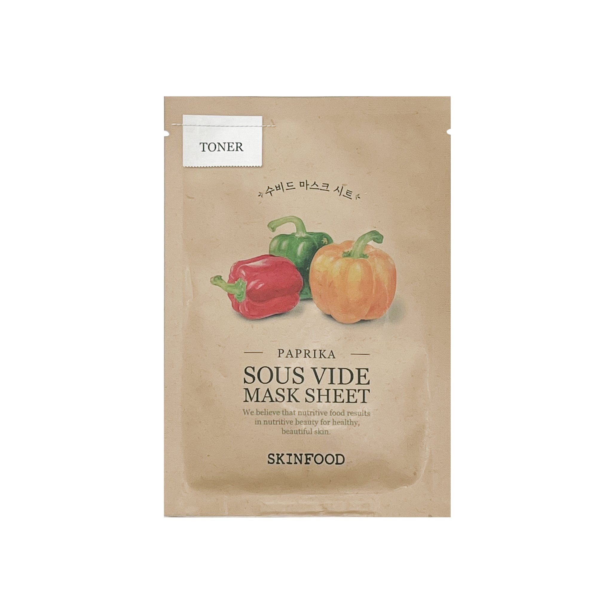 SKINFOOD Paprika Sous Vide Mask Sheet 10EA - K-Beauty In House