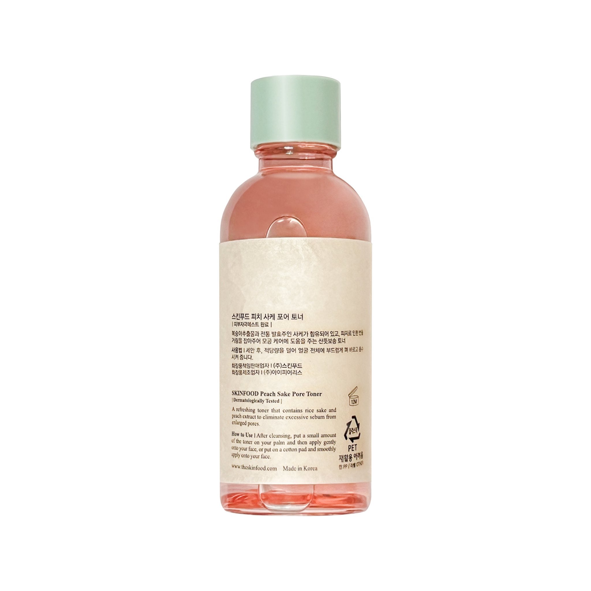 SKINFOOD Peach Sake Toner 160ml - K-Beauty In House