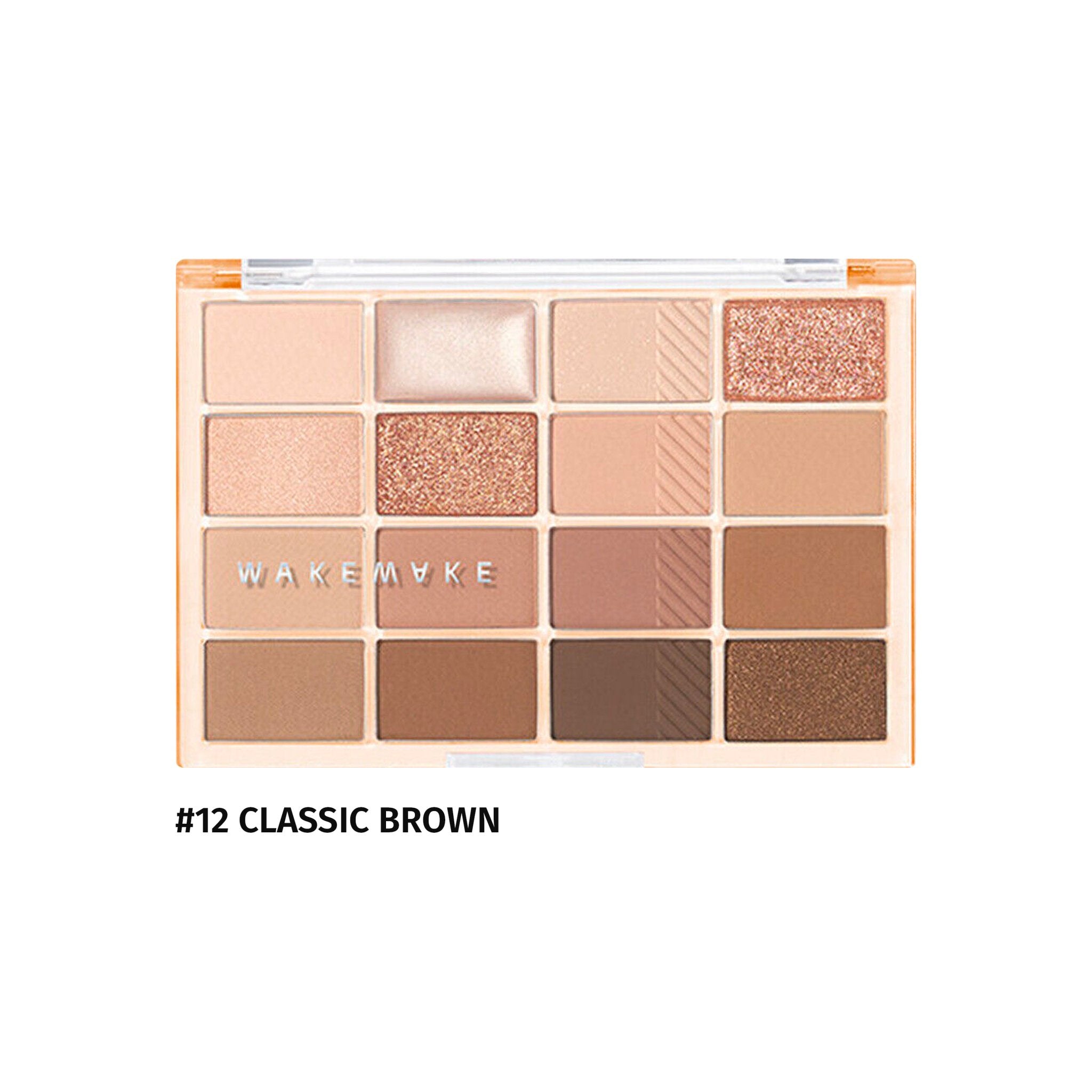 WAKEMAKE Soft Blurring Eye Palette Renewal 20Colors - K - Beauty In House