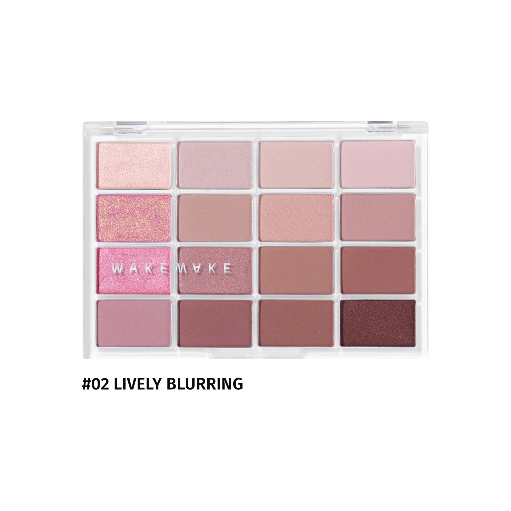 WAKEMAKE Soft Blurring Eye Palette Renewal 20Colors - K - Beauty In House