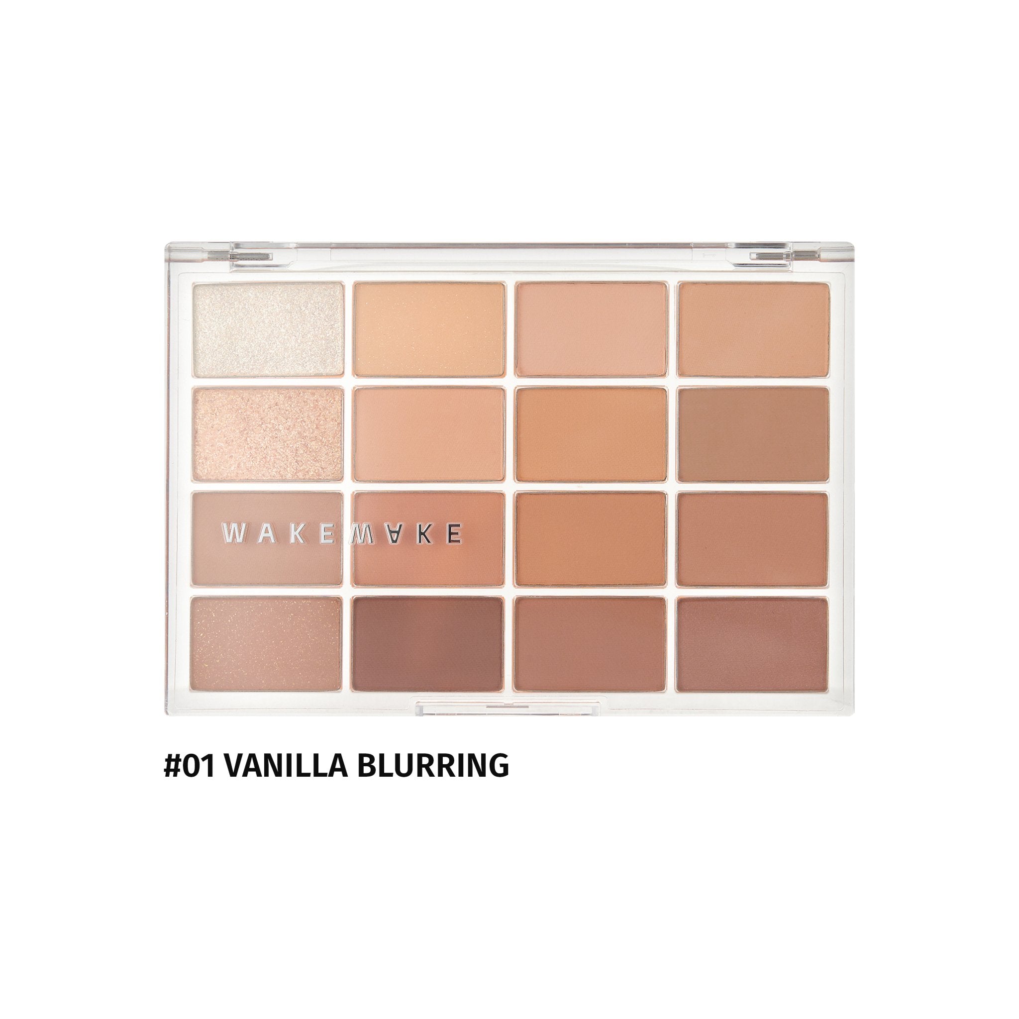 WAKEMAKE Soft Blurring Eye Palette Renewal 20Colors - K - Beauty In House