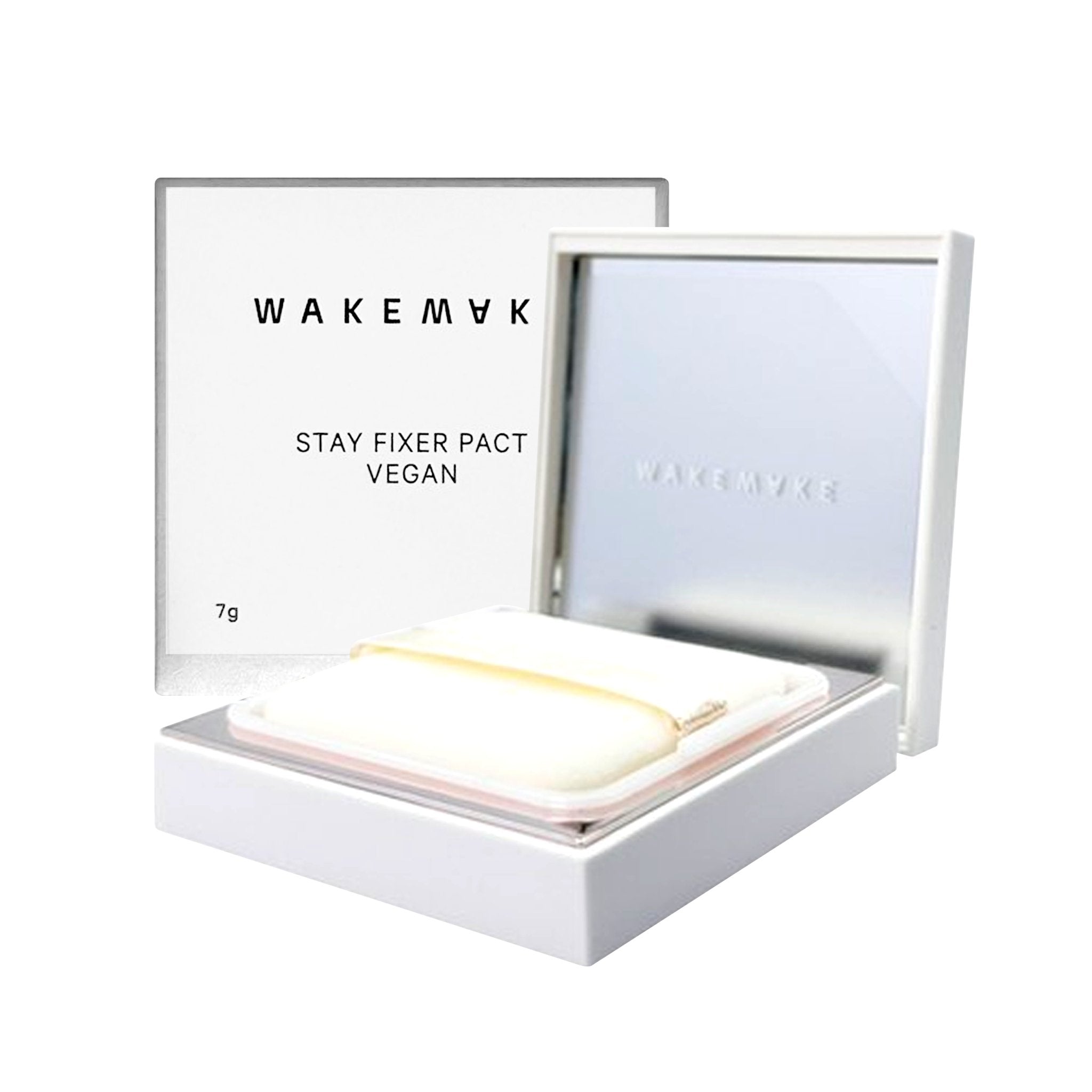 WAKEMAKE Stay Fixer Pact Vegan - K - Beauty In House